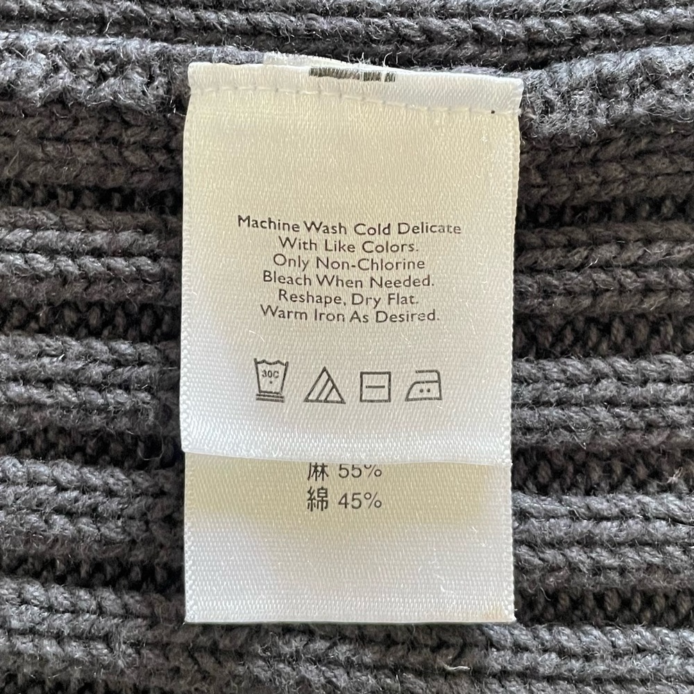 Eddie Bauer Shawl Collar Knit Cardigan Sweater Women’s M Gray Short Sleeve Y2K - Picture 15 of 16